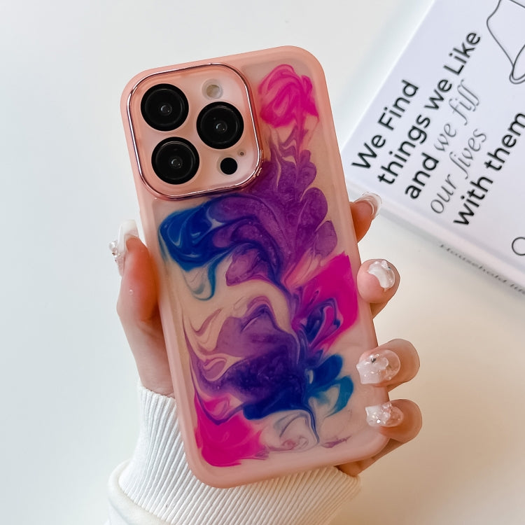Oil Painting Electroplating TPU Phone Case, For iPhone 14, For iPhone 14 Pro, For iPhone 14 Plus, For iPhone 14 Pro Max, For iPhone 13, For iPhone 13 Pro, For iPhone 13 Pro Max, For iPhone 12, For iPhone 12 Pro, For iPhone 12 Pro Max, For iPhone 11 Pro...