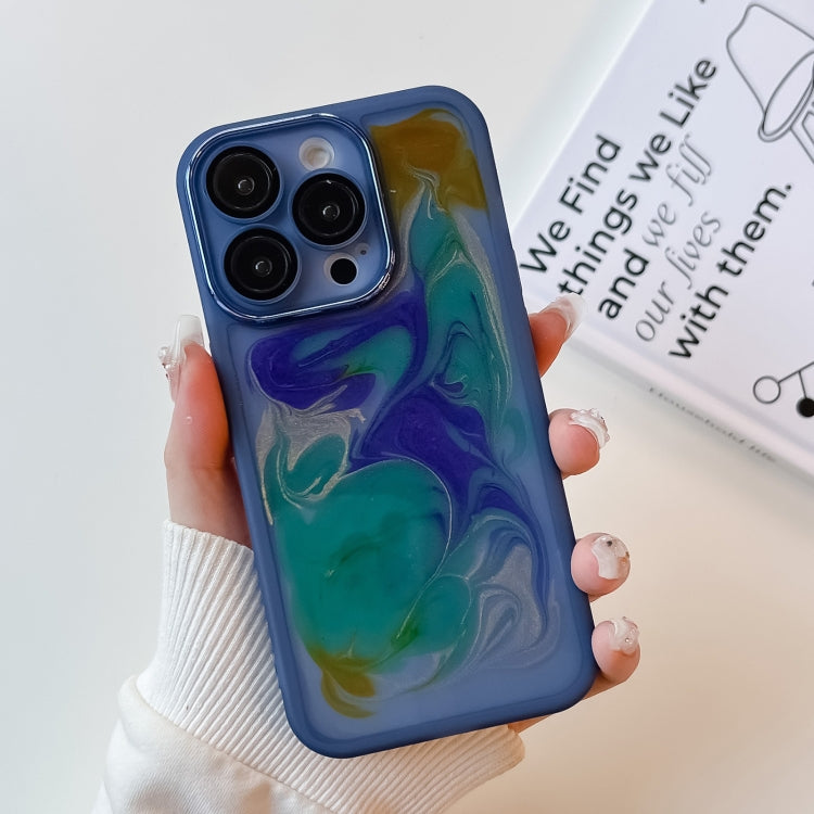 Oil Painting Electroplating TPU Phone Case, For iPhone 14, For iPhone 14 Pro, For iPhone 14 Plus, For iPhone 14 Pro Max, For iPhone 13, For iPhone 13 Pro, For iPhone 13 Pro Max, For iPhone 12, For iPhone 12 Pro, For iPhone 12 Pro Max, For iPhone 11 Pro...