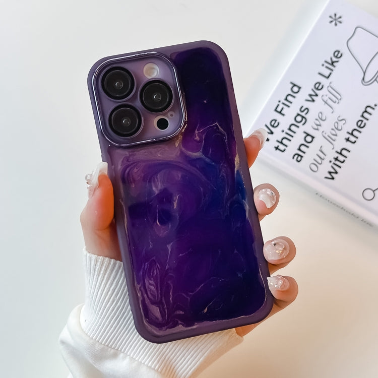 Oil Painting Electroplating TPU Phone Case, For iPhone 14, For iPhone 14 Pro, For iPhone 14 Plus, For iPhone 14 Pro Max, For iPhone 13, For iPhone 13 Pro, For iPhone 13 Pro Max, For iPhone 12, For iPhone 12 Pro, For iPhone 12 Pro Max, For iPhone 11 Pro...