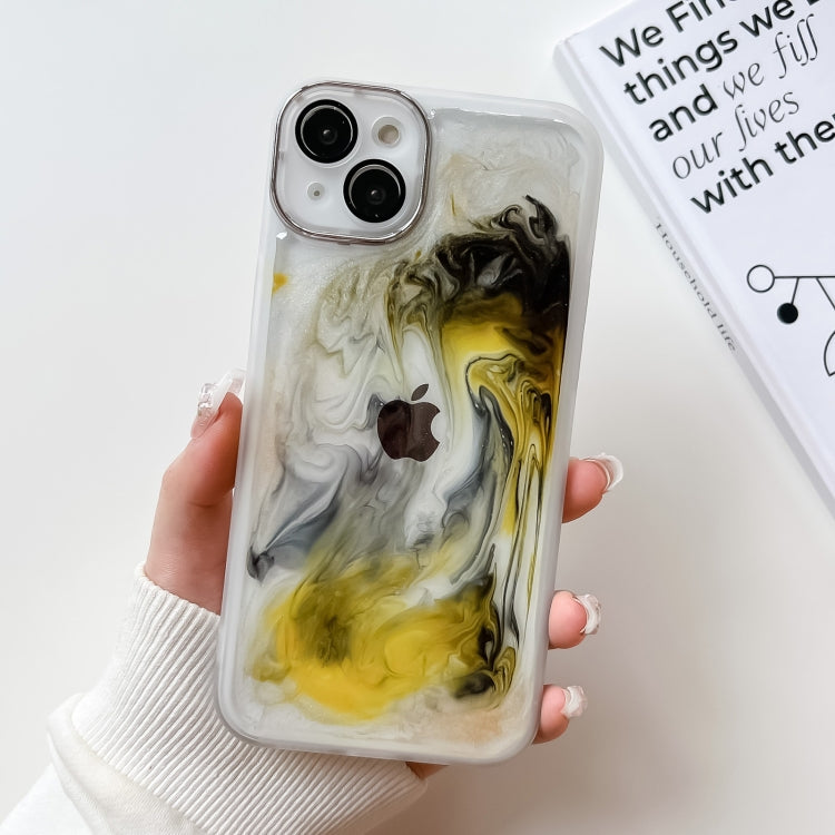 Oil Painting Electroplating TPU Phone Case, For iPhone 14, For iPhone 14 Pro, For iPhone 14 Plus, For iPhone 14 Pro Max, For iPhone 13, For iPhone 13 Pro, For iPhone 13 Pro Max, For iPhone 12, For iPhone 12 Pro, For iPhone 12 Pro Max, For iPhone 11 Pro...