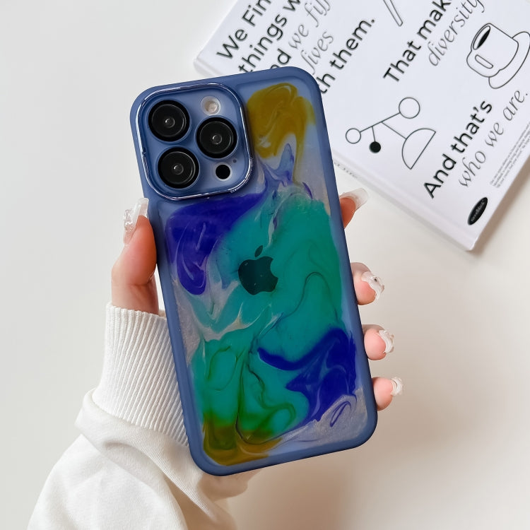 Oil Painting Electroplating TPU Phone Case, For iPhone 14, For iPhone 14 Pro, For iPhone 14 Plus, For iPhone 14 Pro Max, For iPhone 13, For iPhone 13 Pro, For iPhone 13 Pro Max, For iPhone 12, For iPhone 12 Pro, For iPhone 12 Pro Max, For iPhone 11 Pro...