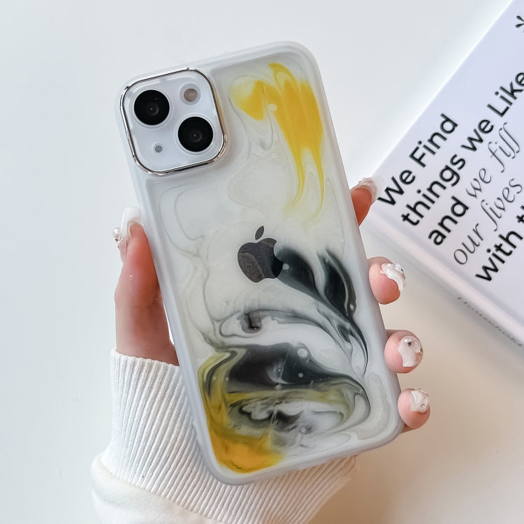 Oil Painting Electroplating TPU Phone Case, For iPhone 14, For iPhone 14 Pro, For iPhone 14 Plus, For iPhone 14 Pro Max, For iPhone 13, For iPhone 13 Pro, For iPhone 13 Pro Max, For iPhone 12, For iPhone 12 Pro, For iPhone 12 Pro Max, For iPhone 11 Pro...