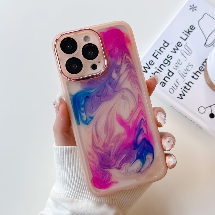 Oil Painting Electroplating TPU Phone Case, For iPhone 14, For iPhone 14 Pro, For iPhone 14 Plus, For iPhone 14 Pro Max, For iPhone 13, For iPhone 13 Pro, For iPhone 13 Pro Max, For iPhone 12, For iPhone 12 Pro, For iPhone 12 Pro Max, For iPhone 11 Pro...