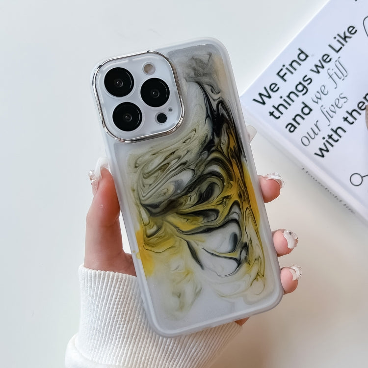 Oil Painting Electroplating TPU Phone Case, For iPhone 14, For iPhone 14 Pro, For iPhone 14 Plus, For iPhone 14 Pro Max, For iPhone 13, For iPhone 13 Pro, For iPhone 13 Pro Max, For iPhone 12, For iPhone 12 Pro, For iPhone 12 Pro Max, For iPhone 11 Pro...