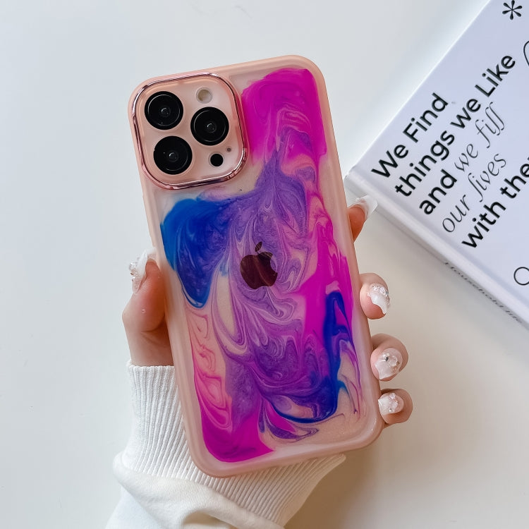 Oil Painting Electroplating TPU Phone Case, For iPhone 14, For iPhone 14 Pro, For iPhone 14 Plus, For iPhone 14 Pro Max, For iPhone 13, For iPhone 13 Pro, For iPhone 13 Pro Max, For iPhone 12, For iPhone 12 Pro, For iPhone 12 Pro Max, For iPhone 11 Pro...