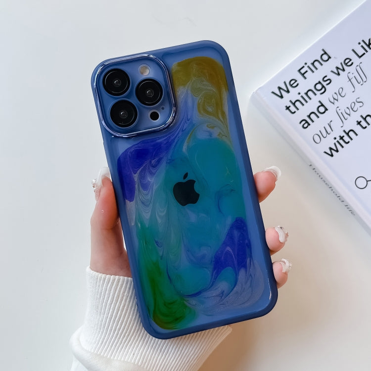 Oil Painting Electroplating TPU Phone Case, For iPhone 14, For iPhone 14 Pro, For iPhone 14 Plus, For iPhone 14 Pro Max, For iPhone 13, For iPhone 13 Pro, For iPhone 13 Pro Max, For iPhone 12, For iPhone 12 Pro, For iPhone 12 Pro Max, For iPhone 11 Pro...