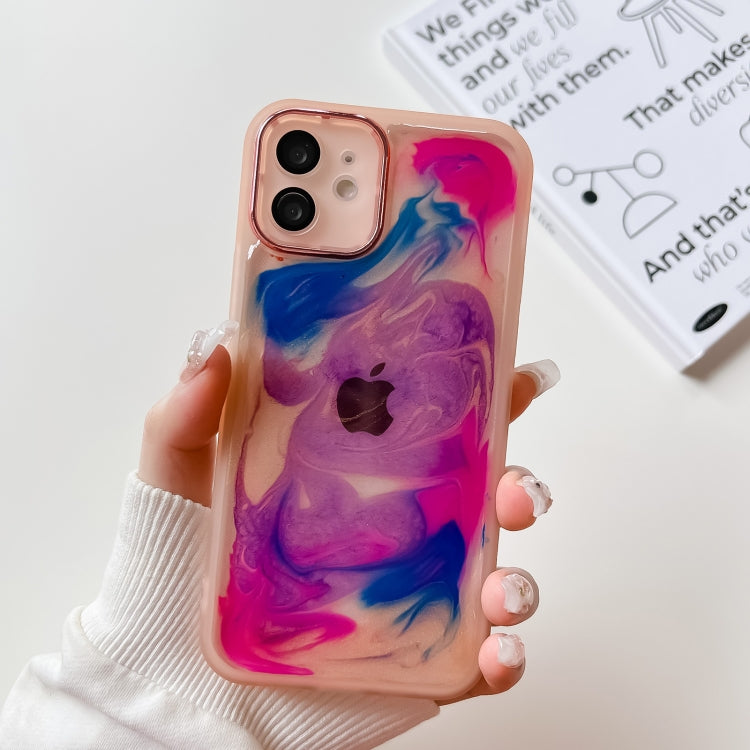 Oil Painting Electroplating TPU Phone Case, For iPhone 14, For iPhone 14 Pro, For iPhone 14 Plus, For iPhone 14 Pro Max, For iPhone 13, For iPhone 13 Pro, For iPhone 13 Pro Max, For iPhone 12, For iPhone 12 Pro, For iPhone 12 Pro Max, For iPhone 11 Pro...