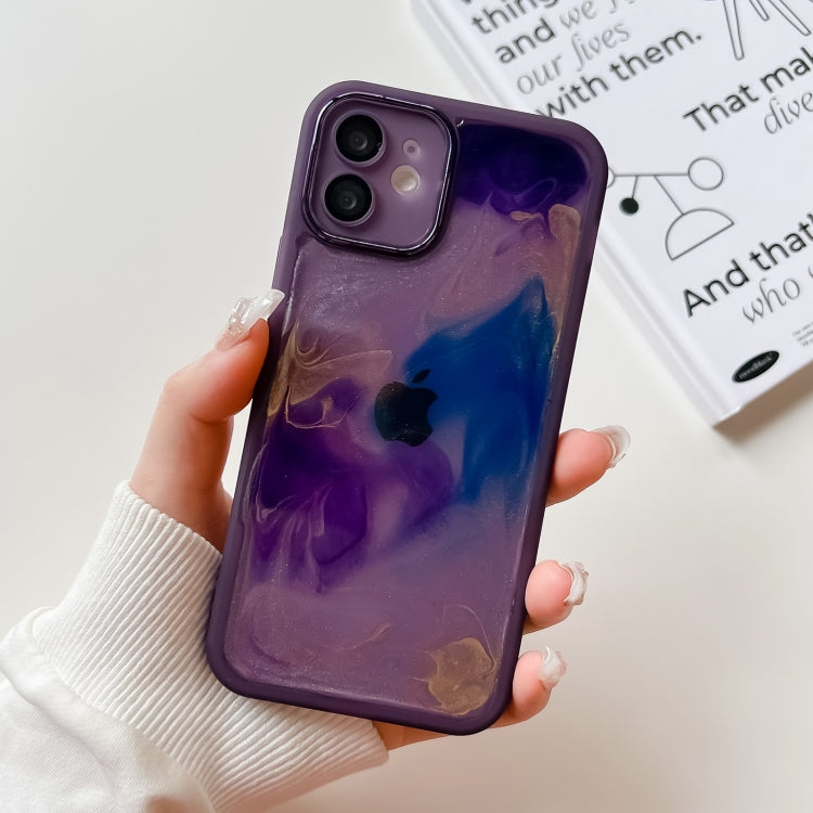 Oil Painting Electroplating TPU Phone Case, For iPhone 14, For iPhone 14 Pro, For iPhone 14 Plus, For iPhone 14 Pro Max, For iPhone 13, For iPhone 13 Pro, For iPhone 13 Pro Max, For iPhone 12, For iPhone 12 Pro, For iPhone 12 Pro Max, For iPhone 11 Pro...