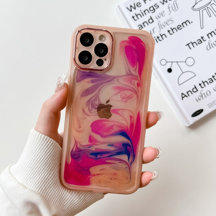 Oil Painting Electroplating TPU Phone Case, For iPhone 14, For iPhone 14 Pro, For iPhone 14 Plus, For iPhone 14 Pro Max, For iPhone 13, For iPhone 13 Pro, For iPhone 13 Pro Max, For iPhone 12, For iPhone 12 Pro, For iPhone 12 Pro Max, For iPhone 11 Pro...