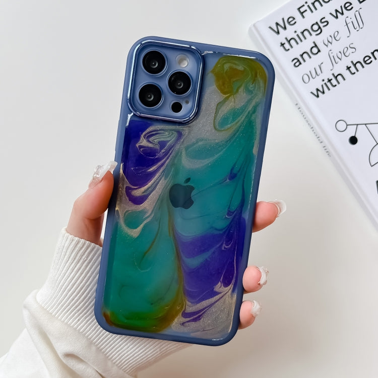 Oil Painting Electroplating TPU Phone Case, For iPhone 14, For iPhone 14 Pro, For iPhone 14 Plus, For iPhone 14 Pro Max, For iPhone 13, For iPhone 13 Pro, For iPhone 13 Pro Max, For iPhone 12, For iPhone 12 Pro, For iPhone 12 Pro Max, For iPhone 11 Pro...