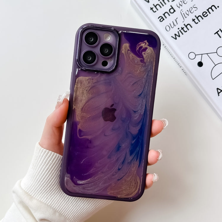 Oil Painting Electroplating TPU Phone Case, For iPhone 14, For iPhone 14 Pro, For iPhone 14 Plus, For iPhone 14 Pro Max, For iPhone 13, For iPhone 13 Pro, For iPhone 13 Pro Max, For iPhone 12, For iPhone 12 Pro, For iPhone 12 Pro Max, For iPhone 11 Pro...