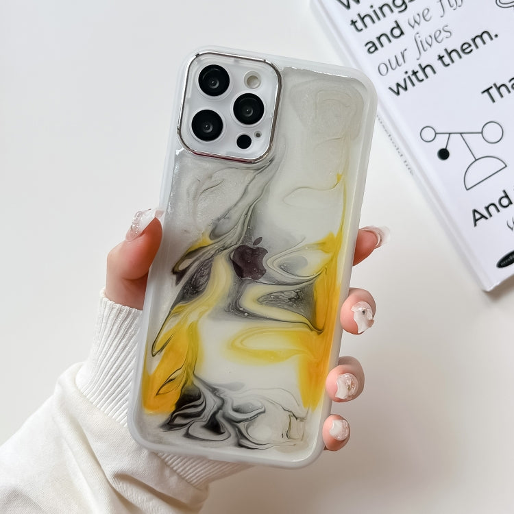Oil Painting Electroplating TPU Phone Case, For iPhone 14, For iPhone 14 Pro, For iPhone 14 Plus, For iPhone 14 Pro Max, For iPhone 13, For iPhone 13 Pro, For iPhone 13 Pro Max, For iPhone 12, For iPhone 12 Pro, For iPhone 12 Pro Max, For iPhone 11 Pro...