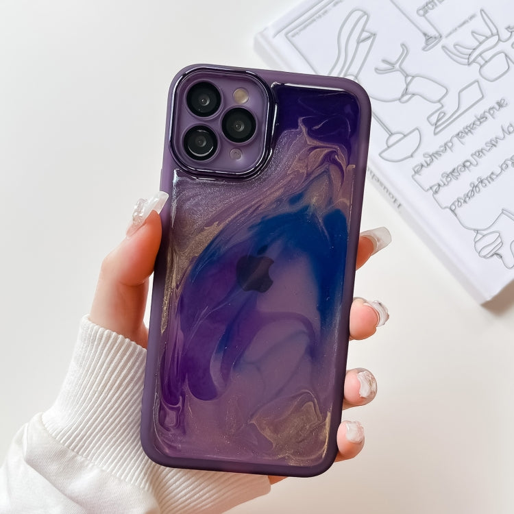 Oil Painting Electroplating TPU Phone Case, For iPhone 14, For iPhone 14 Pro, For iPhone 14 Plus, For iPhone 14 Pro Max, For iPhone 13, For iPhone 13 Pro, For iPhone 13 Pro Max, For iPhone 12, For iPhone 12 Pro, For iPhone 12 Pro Max, For iPhone 11 Pro...