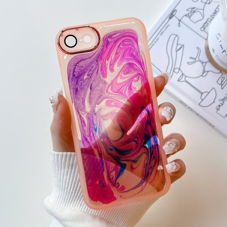 Oil Painting Electroplating TPU Phone Case, For iPhone 14, For iPhone 14 Pro, For iPhone 14 Plus, For iPhone 14 Pro Max, For iPhone 13, For iPhone 13 Pro, For iPhone 13 Pro Max, For iPhone 12, For iPhone 12 Pro, For iPhone 12 Pro Max, For iPhone 11 Pro...