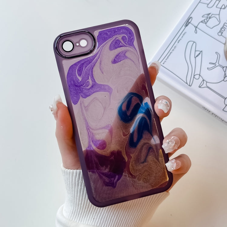 Oil Painting Electroplating TPU Phone Case, For iPhone 14, For iPhone 14 Pro, For iPhone 14 Plus, For iPhone 14 Pro Max, For iPhone 13, For iPhone 13 Pro, For iPhone 13 Pro Max, For iPhone 12, For iPhone 12 Pro, For iPhone 12 Pro Max, For iPhone 11 Pro...