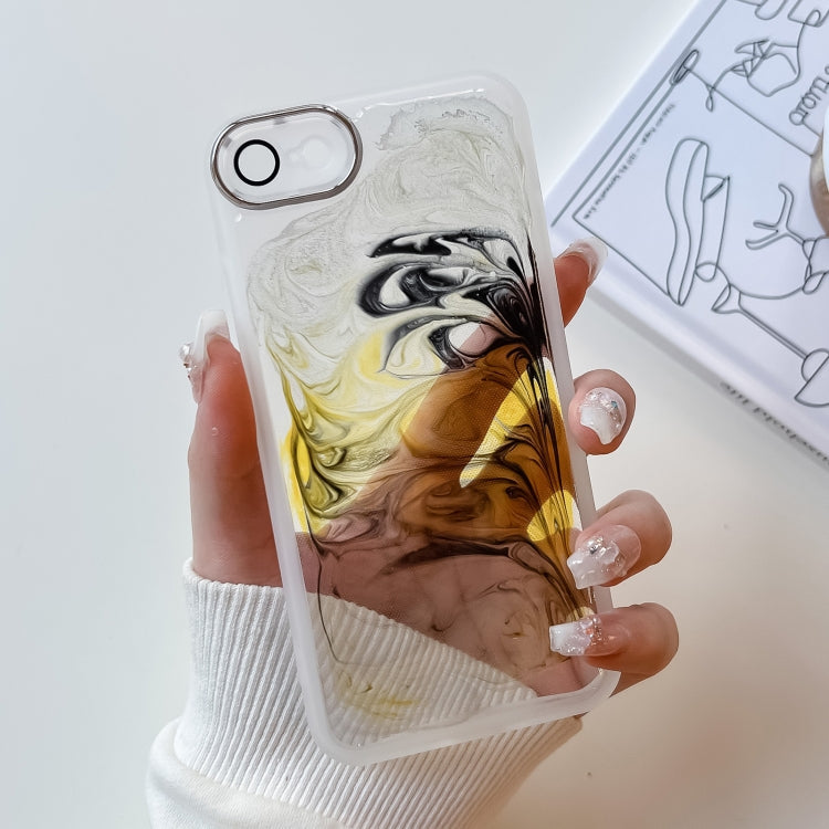 Oil Painting Electroplating TPU Phone Case, For iPhone 14, For iPhone 14 Pro, For iPhone 14 Plus, For iPhone 14 Pro Max, For iPhone 13, For iPhone 13 Pro, For iPhone 13 Pro Max, For iPhone 12, For iPhone 12 Pro, For iPhone 12 Pro Max, For iPhone 11 Pro...
