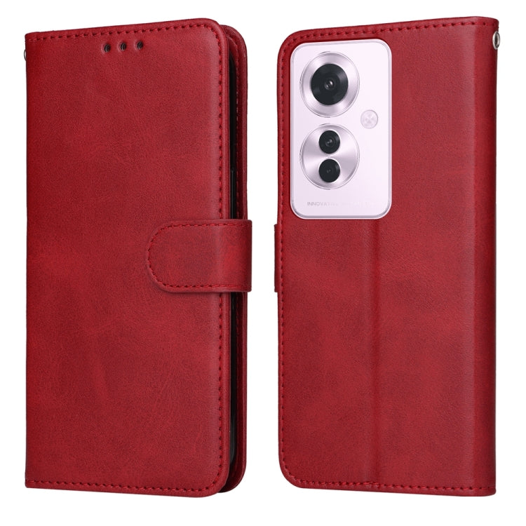 Classic Calf Texture Flip Leather Phone Case, For OPPO F29 5G Global, For OPPO A5 Pro 5G Global, For OPPO Reno13 Pro Global, For OPPO Reno13 Global, For OPPO Reno13 F 4G / 5G, For OPPO A5 Pro China, For OPPO Find X8, For OPPO A3x 4G / A3x 5G India�����...