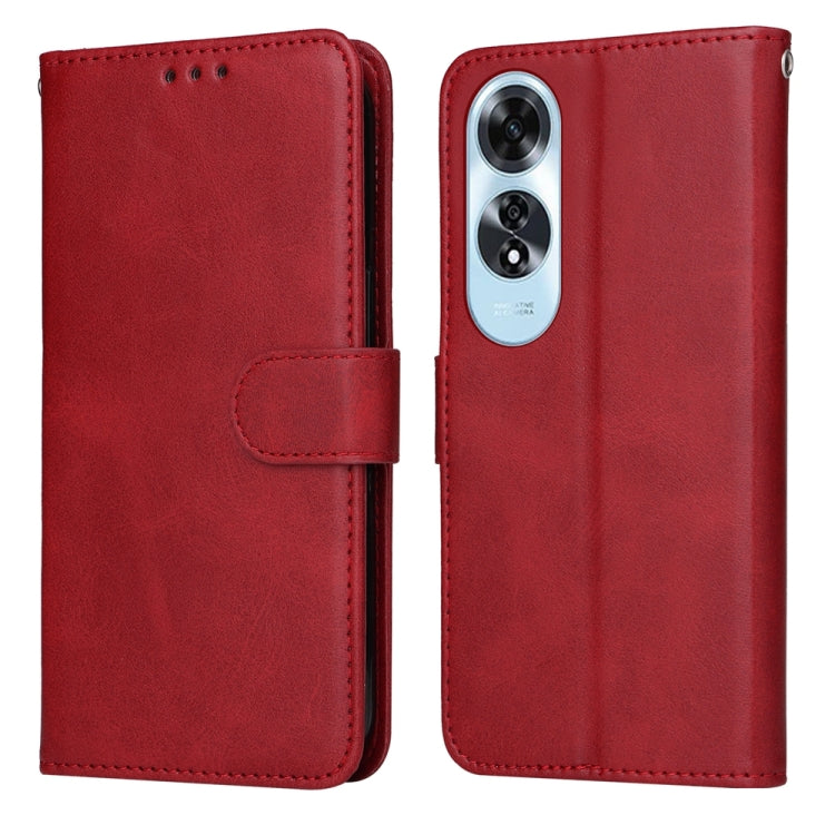 Classic Calf Texture Flip Leather Phone Case, For OPPO F29 5G Global, For OPPO A5 Pro 5G Global, For OPPO Reno13 Pro Global, For OPPO Reno13 Global, For OPPO Reno13 F 4G / 5G, For OPPO A5 Pro China, For OPPO Find X8, For OPPO A3x 4G / A3x 5G India�����...