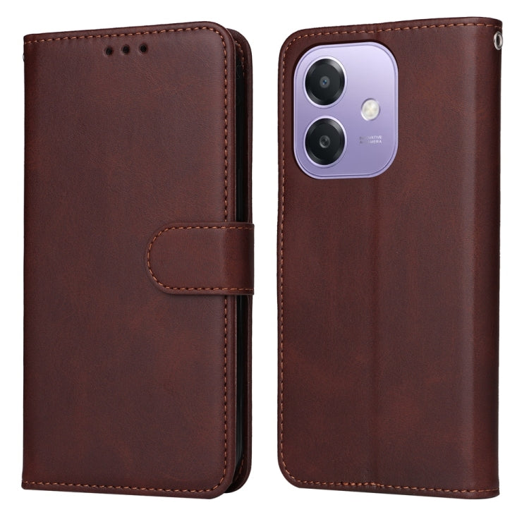 Classic Calf Texture Flip Leather Phone Case, For OPPO F29 5G Global, For OPPO A5 Pro 5G Global, For OPPO Reno13 Pro Global, For OPPO Reno13 Global, For OPPO Reno13 F 4G / 5G, For OPPO A5 Pro China, For OPPO Find X8, For OPPO A3x 4G / A3x 5G India�����...