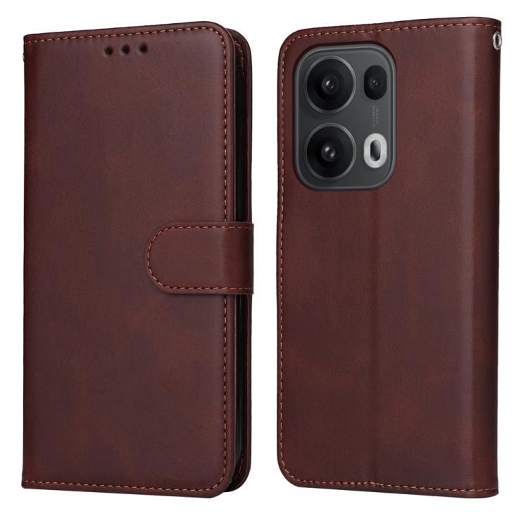 Classic Calf Texture Flip Leather Phone Case, For OPPO F29 5G Global, For OPPO A5 Pro 5G Global, For OPPO Reno13 Pro Global, For OPPO Reno13 Global, For OPPO Reno13 F 4G / 5G, For OPPO A5 Pro China, For OPPO Find X8, For OPPO A3x 4G / A3x 5G India�����...