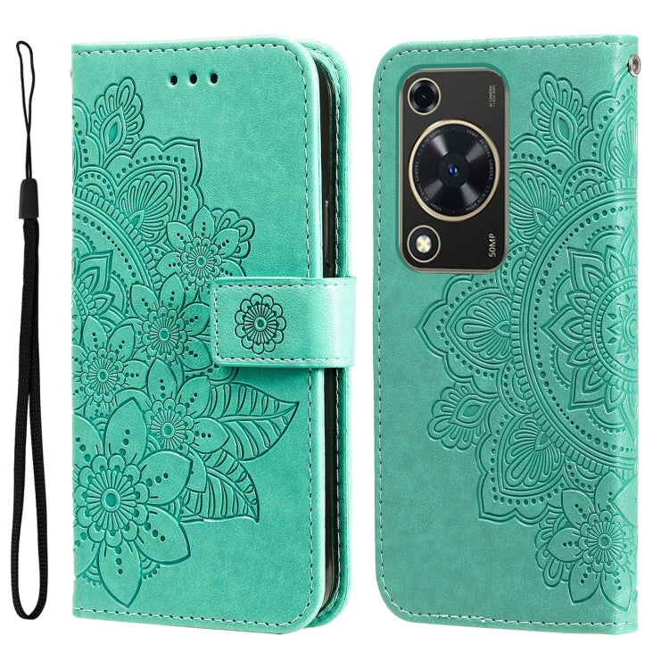 Seven-petal Flowers Embossing Leather Phone Case, For Huawei nova 13 Pro, For Huawei nova 13 / nova 12, For Huawei Enjoy 70 Pro, For Huawei Enjoy 70, For Huawei nova 11 SE, For Huawei nova 12 Pro, For Huawei Mate 60, For Huawei Mate 60 Pro�������������...