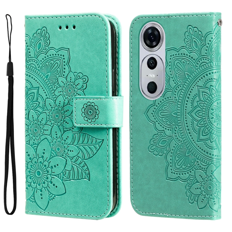 Seven-petal Flowers Embossing Leather Phone Case, For Huawei nova 13 Pro, For Huawei nova 13 / nova 12, For Huawei Enjoy 70 Pro, For Huawei Enjoy 70, For Huawei nova 11 SE, For Huawei nova 12 Pro, For Huawei Mate 60, For Huawei Mate 60 Pro�������������...