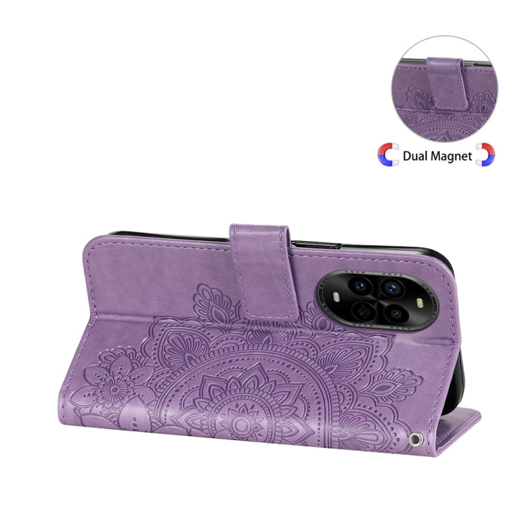 Seven-petal Flowers Embossing Leather Phone Case, For Huawei nova 13 Pro, For Huawei nova 13 / nova 12, For Huawei Enjoy 70 Pro, For Huawei Enjoy 70, For Huawei nova 11 SE, For Huawei nova 12 Pro, For Huawei Mate 60, For Huawei Mate 60 Pro�������������...