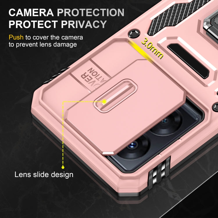 Armor PC + TPU Camera Shield Phone Case, For OPPO A57 4G, For OPPO A77 4G