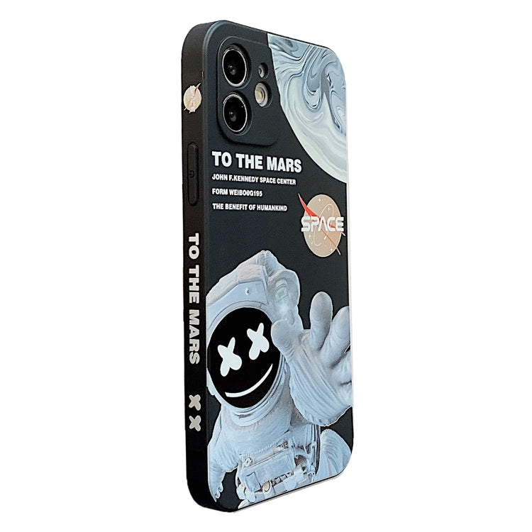 Martian Astronaut Pattern Shockproof Phone Case, For iPhone 14 Pro Max, For iPhone 14 Pro, For iPhone 14 Plus, For iPhone 14, For iPhone 13 Pro Max, For iPhone 13 Pro, For iPhone 13, For iPhone 12 Pro Max, For iPhone 12 Pro, For iPhone 12��������������...