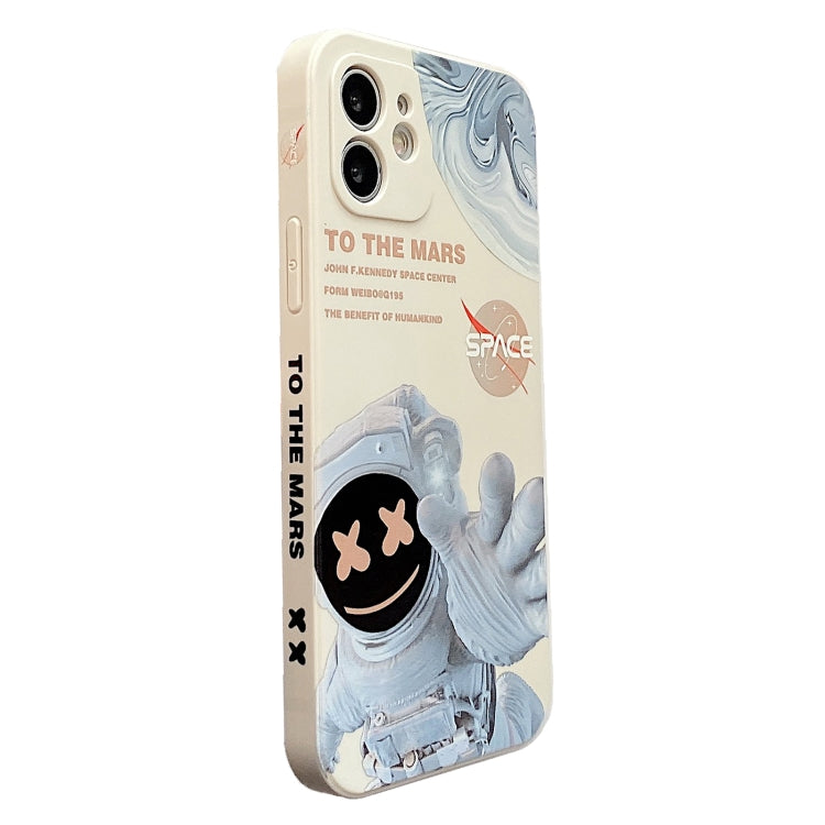Martian Astronaut Pattern Shockproof Phone Case, For iPhone 14 Pro Max, For iPhone 14 Pro, For iPhone 14 Plus, For iPhone 14, For iPhone 13 Pro Max, For iPhone 13 Pro, For iPhone 13, For iPhone 12 Pro Max, For iPhone 12 Pro, For iPhone 12��������������...
