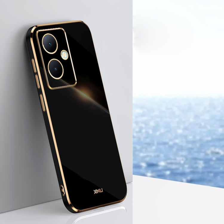 XINLI Straight Edge 6D Electroplate TPU Phone Case, For vivo V50, For vivo Y300 Pro, For vivo X100 Pro 5G, For vivo iQOO 12 Pro 5G, For vivo iQOO 12 5G, For vivo Y17S 4G, For vivo Y35M+, For vivo S17, For vivo S17e, For vivo Y78+, For vivo iQOO Pro