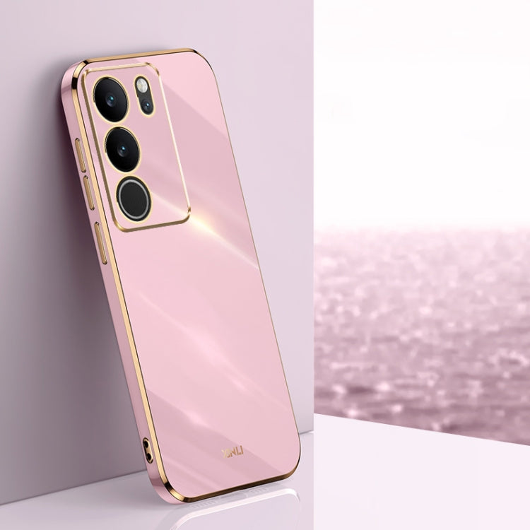XINLI Straight Edge 6D Electroplate TPU Phone Case, For vivo V50, For vivo Y300 Pro, For vivo X100 Pro 5G, For vivo iQOO 12 Pro 5G, For vivo iQOO 12 5G, For vivo Y17S 4G, For vivo Y35M+, For vivo S17, For vivo S17e, For vivo Y78+, For vivo iQOO Pro