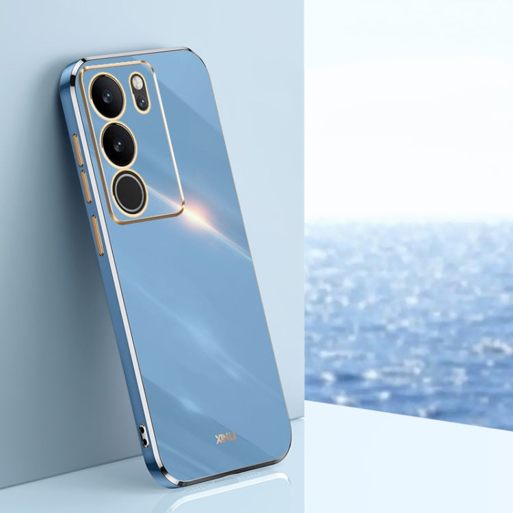 XINLI Straight Edge 6D Electroplate TPU Phone Case, For vivo V50, For vivo Y300 Pro, For vivo X100 Pro 5G, For vivo iQOO 12 Pro 5G, For vivo iQOO 12 5G, For vivo Y17S 4G, For vivo Y35M+, For vivo S17, For vivo S17e, For vivo Y78+, For vivo iQOO Pro