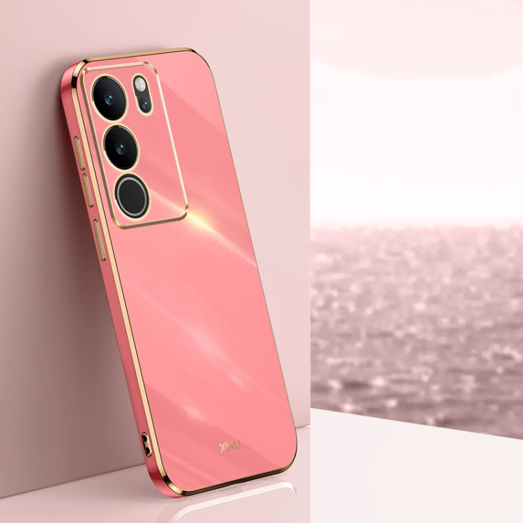 XINLI Straight Edge 6D Electroplate TPU Phone Case, For vivo V50, For vivo Y300 Pro, For vivo X100 Pro 5G, For vivo iQOO 12 Pro 5G, For vivo iQOO 12 5G, For vivo Y17S 4G, For vivo Y35M+, For vivo S17, For vivo S17e, For vivo Y78+, For vivo iQOO Pro