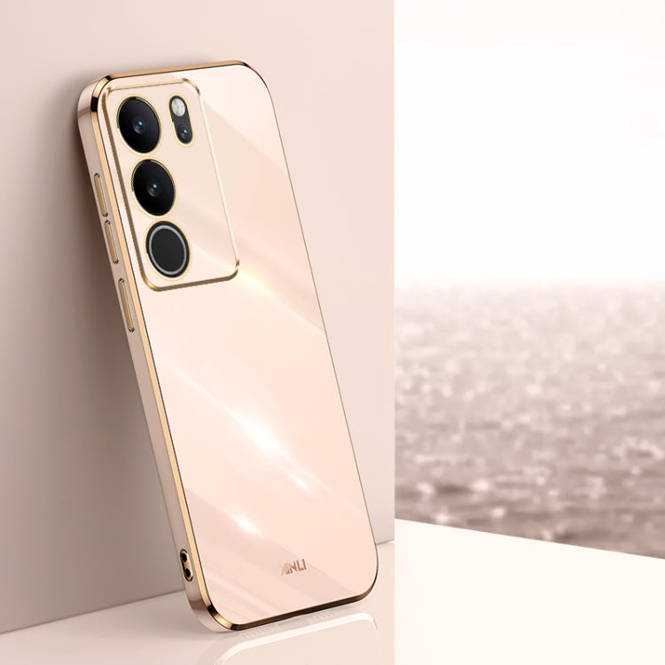 XINLI Straight Edge 6D Electroplate TPU Phone Case, For vivo V50, For vivo Y300 Pro, For vivo X100 Pro 5G, For vivo iQOO 12 Pro 5G, For vivo iQOO 12 5G, For vivo Y17S 4G, For vivo Y35M+, For vivo S17, For vivo S17e, For vivo Y78+, For vivo iQOO Pro