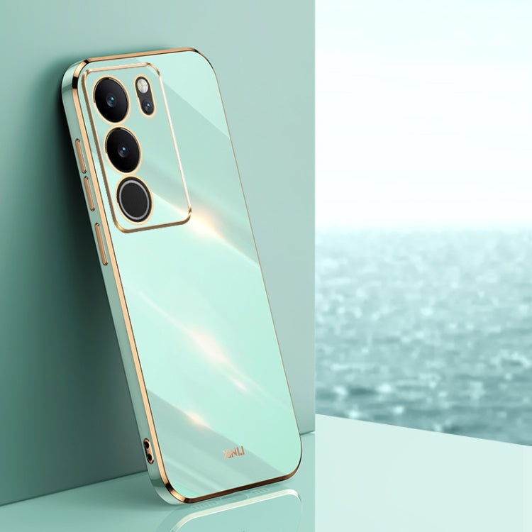 XINLI Straight Edge 6D Electroplate TPU Phone Case, For vivo V50, For vivo Y300 Pro, For vivo X100 Pro 5G, For vivo iQOO 12 Pro 5G, For vivo iQOO 12 5G, For vivo Y17S 4G, For vivo Y35M+, For vivo S17, For vivo S17e, For vivo Y78+, For vivo iQOO Pro