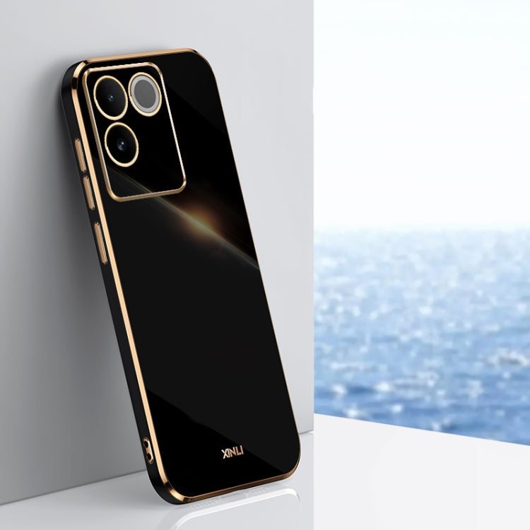 XINLI Straight Edge 6D Electroplate TPU Phone Case, For vivo V50, For vivo Y300 Pro, For vivo X100 Pro 5G, For vivo iQOO 12 Pro 5G, For vivo iQOO 12 5G, For vivo Y17S 4G, For vivo Y35M+, For vivo S17, For vivo S17e, For vivo Y78+, For vivo iQOO Pro