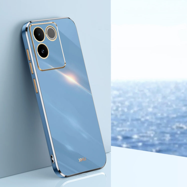 XINLI Straight Edge 6D Electroplate TPU Phone Case, For vivo V50, For vivo Y300 Pro, For vivo X100 Pro 5G, For vivo iQOO 12 Pro 5G, For vivo iQOO 12 5G, For vivo Y17S 4G, For vivo Y35M+, For vivo S17, For vivo S17e, For vivo Y78+, For vivo iQOO Pro