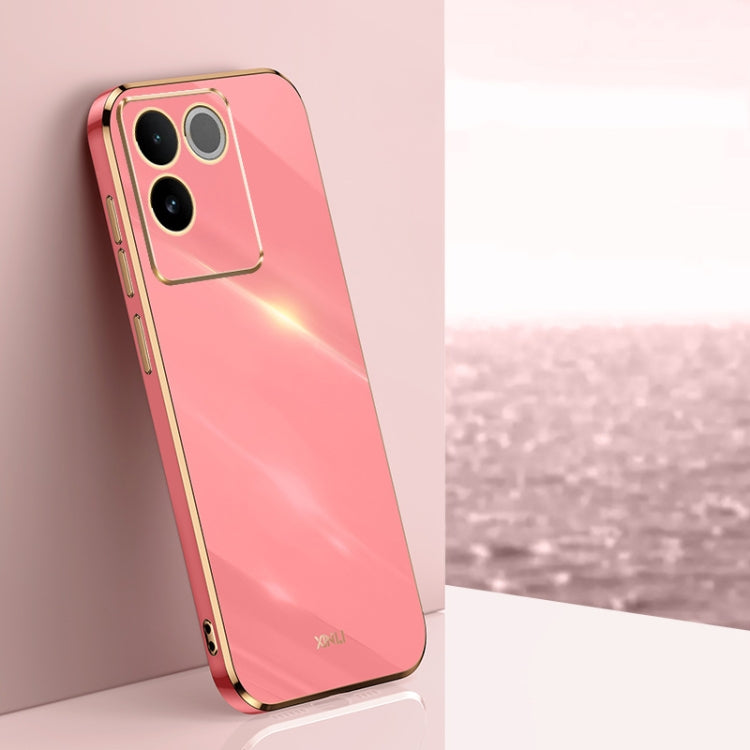 XINLI Straight Edge 6D Electroplate TPU Phone Case, For vivo V50, For vivo Y300 Pro, For vivo X100 Pro 5G, For vivo iQOO 12 Pro 5G, For vivo iQOO 12 5G, For vivo Y17S 4G, For vivo Y35M+, For vivo S17, For vivo S17e, For vivo Y78+, For vivo iQOO Pro