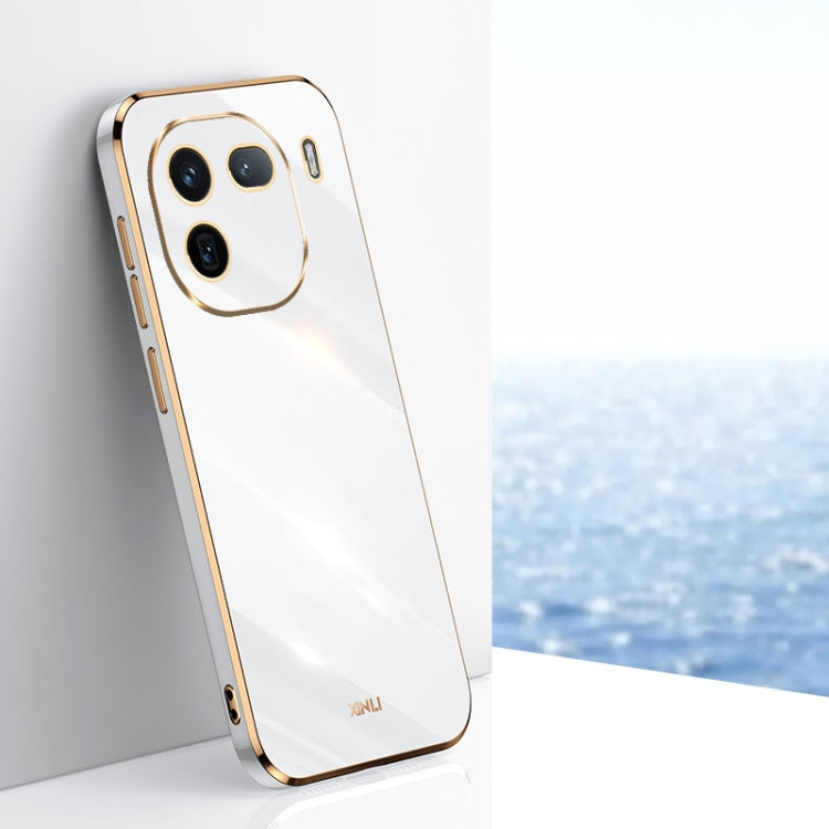 XINLI Straight Edge 6D Electroplate TPU Phone Case, For vivo V50, For vivo Y300 Pro, For vivo X100 Pro 5G, For vivo iQOO 12 Pro 5G, For vivo iQOO 12 5G, For vivo Y17S 4G, For vivo Y35M+, For vivo S17, For vivo S17e, For vivo Y78+, For vivo iQOO Pro
