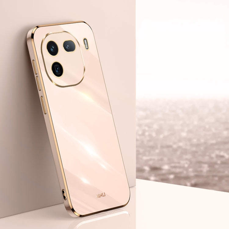 XINLI Straight Edge 6D Electroplate TPU Phone Case, For vivo V50, For vivo Y300 Pro, For vivo X100 Pro 5G, For vivo iQOO 12 Pro 5G, For vivo iQOO 12 5G, For vivo Y17S 4G, For vivo Y35M+, For vivo S17, For vivo S17e, For vivo Y78+, For vivo iQOO Pro