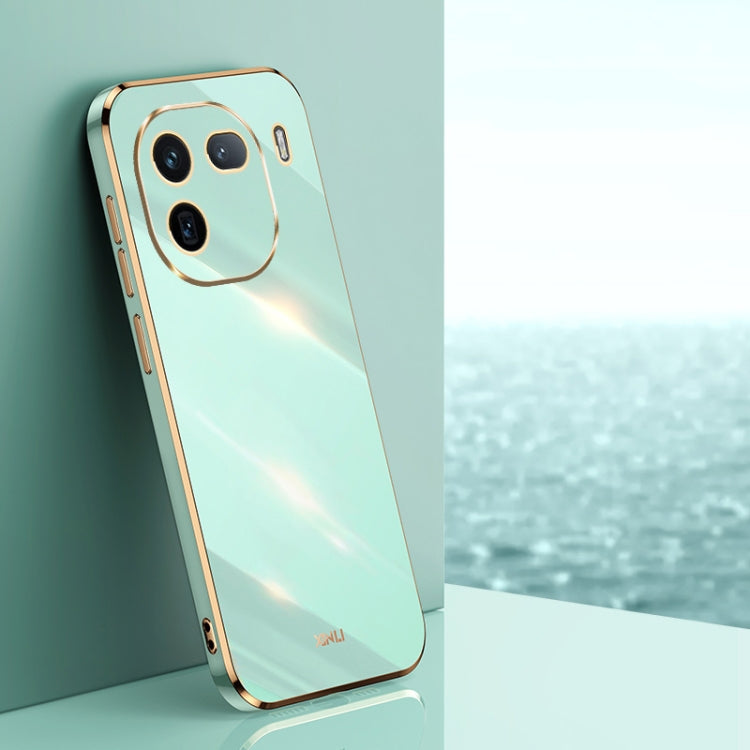 XINLI Straight Edge 6D Electroplate TPU Phone Case, For vivo V50, For vivo Y300 Pro, For vivo X100 Pro 5G, For vivo iQOO 12 Pro 5G, For vivo iQOO 12 5G, For vivo Y17S 4G, For vivo Y35M+, For vivo S17, For vivo S17e, For vivo Y78+, For vivo iQOO Pro