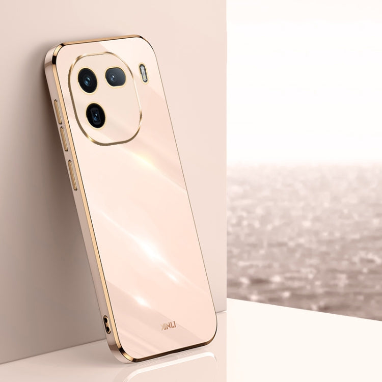 XINLI Straight Edge 6D Electroplate TPU Phone Case, For vivo V50, For vivo Y300 Pro, For vivo X100 Pro 5G, For vivo iQOO 12 Pro 5G, For vivo iQOO 12 5G, For vivo Y17S 4G, For vivo Y35M+, For vivo S17, For vivo S17e, For vivo Y78+, For vivo iQOO Pro