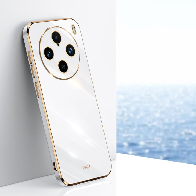 XINLI Straight Edge 6D Electroplate TPU Phone Case, For vivo V50, For vivo Y300 Pro, For vivo X100 Pro 5G, For vivo iQOO 12 Pro 5G, For vivo iQOO 12 5G, For vivo Y17S 4G, For vivo Y35M+, For vivo S17, For vivo S17e, For vivo Y78+, For vivo iQOO Pro