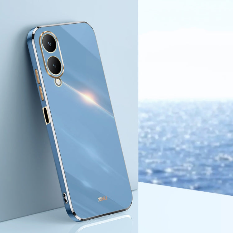 XINLI Straight Edge 6D Electroplate TPU Phone Case, For vivo V50, For vivo Y300 Pro, For vivo X100 Pro 5G, For vivo iQOO 12 Pro 5G, For vivo iQOO 12 5G, For vivo Y17S 4G, For vivo Y35M+, For vivo S17, For vivo S17e, For vivo Y78+, For vivo iQOO Pro