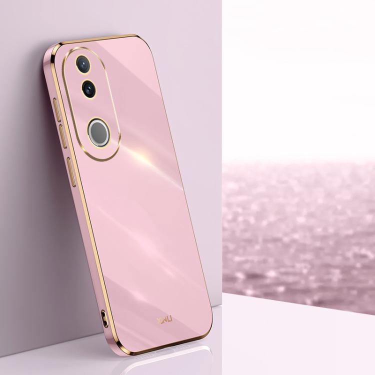 XINLI Straight Edge 6D Electroplate TPU Phone Case, For vivo V50, For vivo Y300 Pro, For vivo X100 Pro 5G, For vivo iQOO 12 Pro 5G, For vivo iQOO 12 5G, For vivo Y17S 4G, For vivo Y35M+, For vivo S17, For vivo S17e, For vivo Y78+, For vivo iQOO Pro