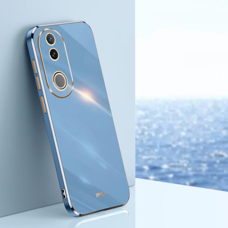 XINLI Straight Edge 6D Electroplate TPU Phone Case, For vivo V50, For vivo Y300 Pro, For vivo X100 Pro 5G, For vivo iQOO 12 Pro 5G, For vivo iQOO 12 5G, For vivo Y17S 4G, For vivo Y35M+, For vivo S17, For vivo S17e, For vivo Y78+, For vivo iQOO Pro