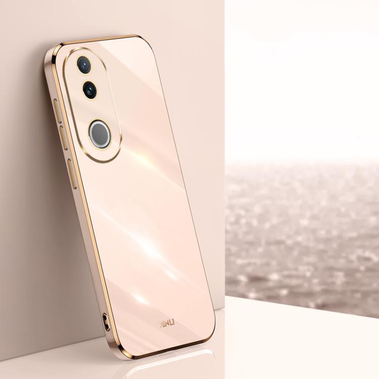 XINLI Straight Edge 6D Electroplate TPU Phone Case, For vivo V50, For vivo Y300 Pro, For vivo X100 Pro 5G, For vivo iQOO 12 Pro 5G, For vivo iQOO 12 5G, For vivo Y17S 4G, For vivo Y35M+, For vivo S17, For vivo S17e, For vivo Y78+, For vivo iQOO Pro
