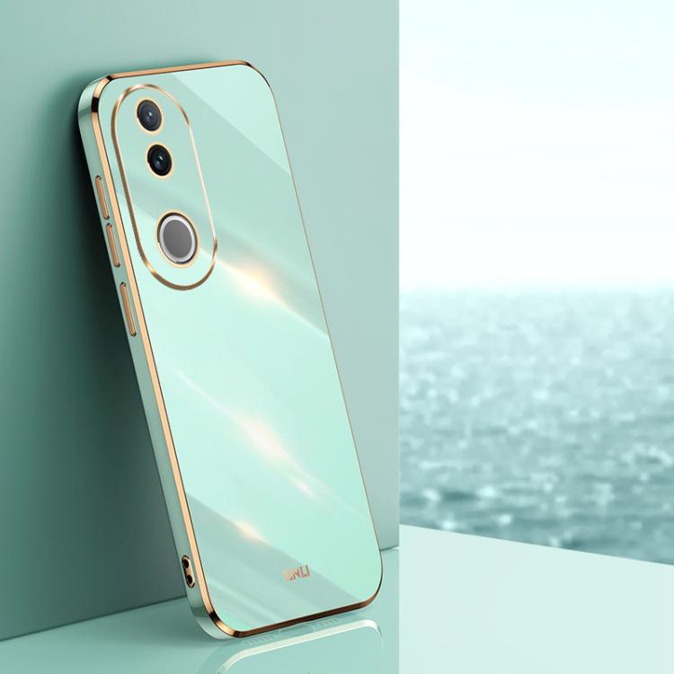 XINLI Straight Edge 6D Electroplate TPU Phone Case, For vivo V50, For vivo Y300 Pro, For vivo X100 Pro 5G, For vivo iQOO 12 Pro 5G, For vivo iQOO 12 5G, For vivo Y17S 4G, For vivo Y35M+, For vivo S17, For vivo S17e, For vivo Y78+, For vivo iQOO Pro