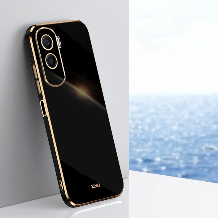 XINLI Straight Edge 6D Electroplate TPU Phone Case, For Honor Magic7 Pro, For Honor X60 Pro, For Honor 100 Pro, For Honor 100, For Honor X50i+ 5G, For Honor Play 50 Plus 5G, For Honor 90 Pro, For Honor 90, For Honor X50i 5G